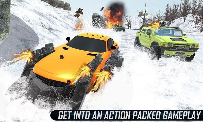 FuriousDeathCarSnowRacingArmoredCarsBattle(愤怒的死亡雪车)无限金币破解版 1.6.9最新版