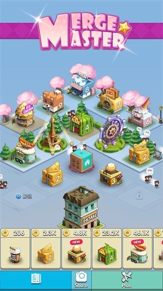 合并小小镇破解版（Merge Mall Town: Decorate Home, Classic Idle Game） 1.0.1中文版