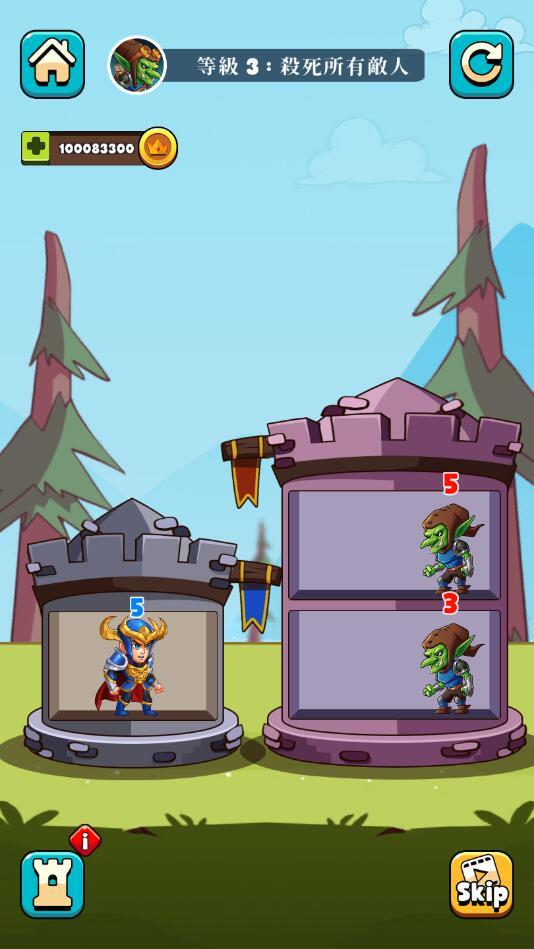 英雄塔战争破解版 3.1免广告版