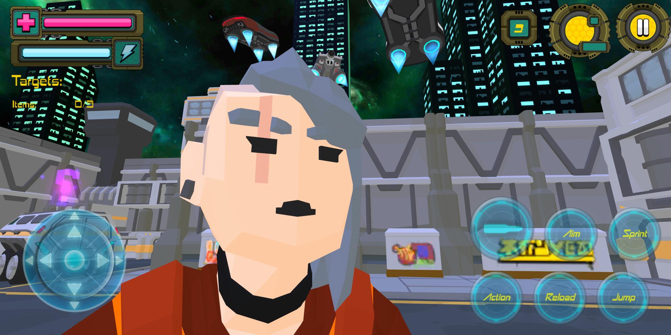 Polygon Crime Shooting: Future Cyber City 77(未来城市保卫（解锁所有游戏关卡）) 1.03完整版