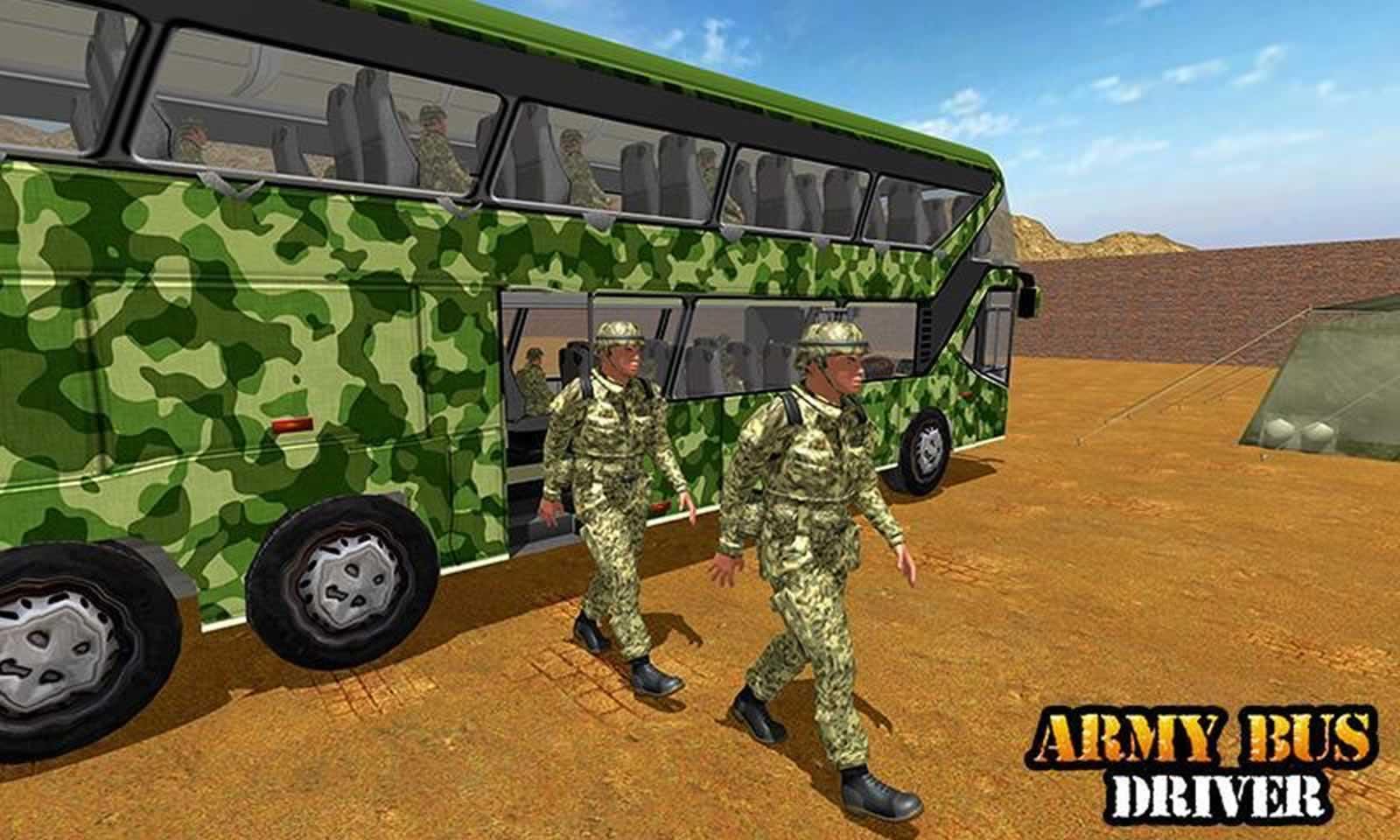 陆军巴士驾驶2017无限金币版（Army Bus Driving 2019 - Military Coach Transporter） 1.0.9破解版