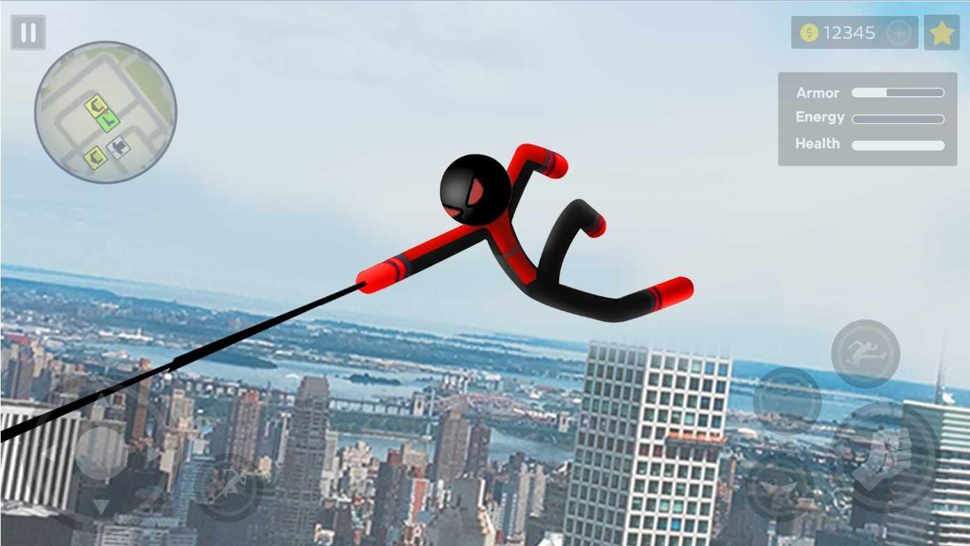 Spider Stickman Rope(蜘蛛火柴人绳索英雄破解版) 1.0.25内购版