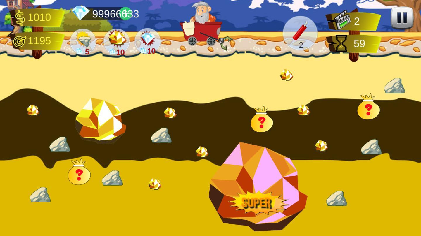 黄金矿工无限钻石版 1.3.0手机版