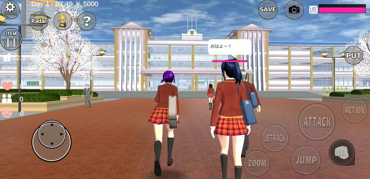 樱花校园模拟器破解版2021年最新版(SAKURA SchoolSimulator) 1.038.56安卓版