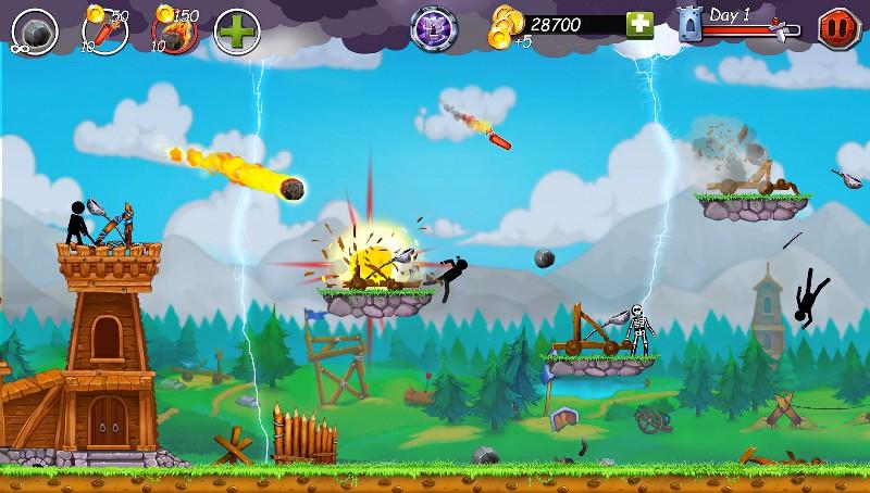 火柴人之守卫城堡2无限金币版下载