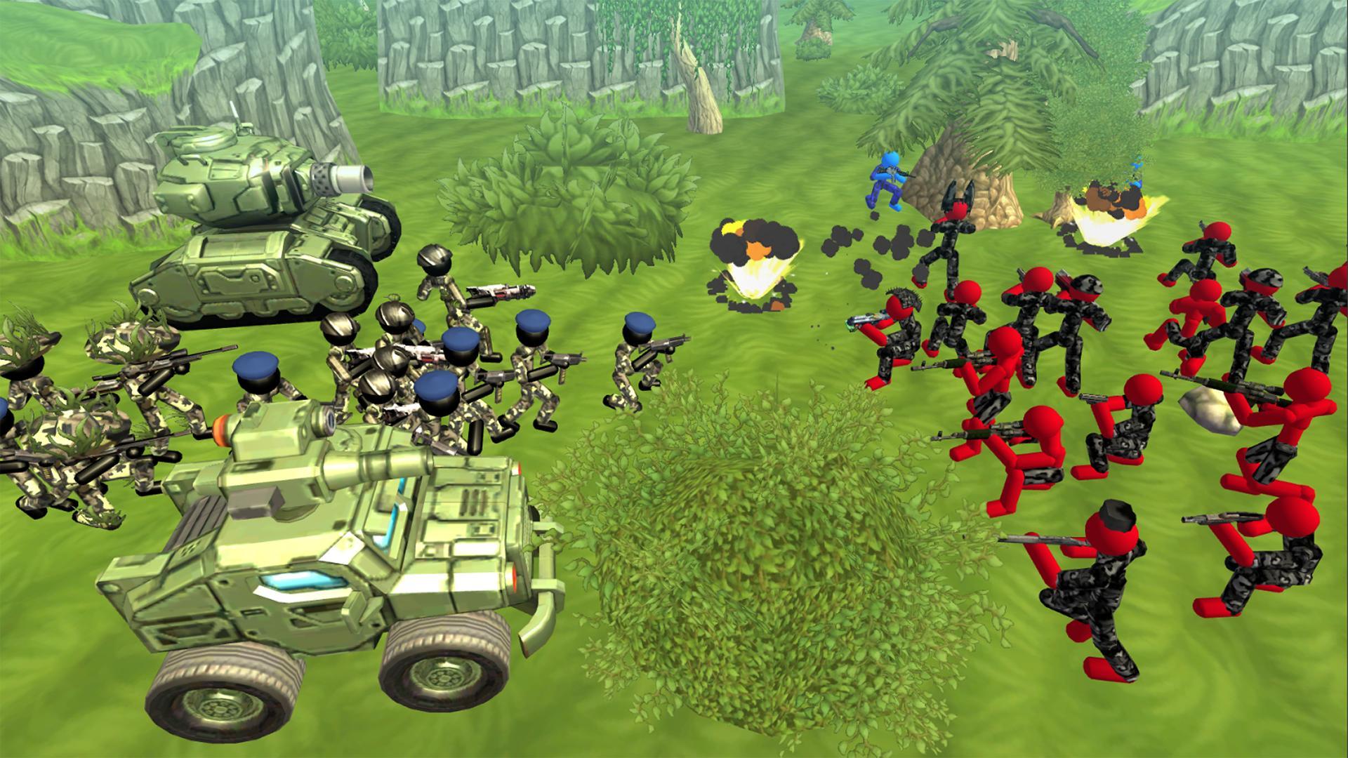 Stickman Tank Battle Simulator(火柴人军团作战无敌版) 1.10内购版
