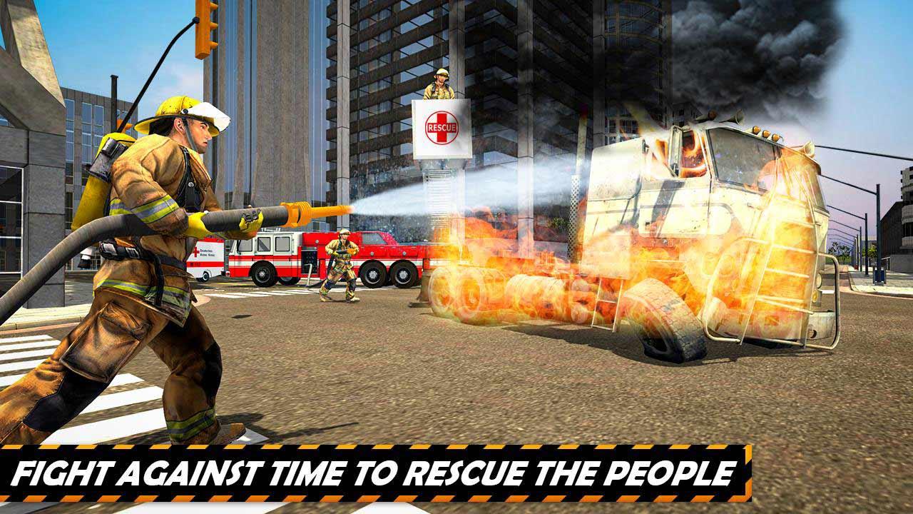 FIRE TRUCK 911 RESCUE AMBULANCE 1122 RESCUE GAME（救护车救援）无限金币破解版 3.9内购版