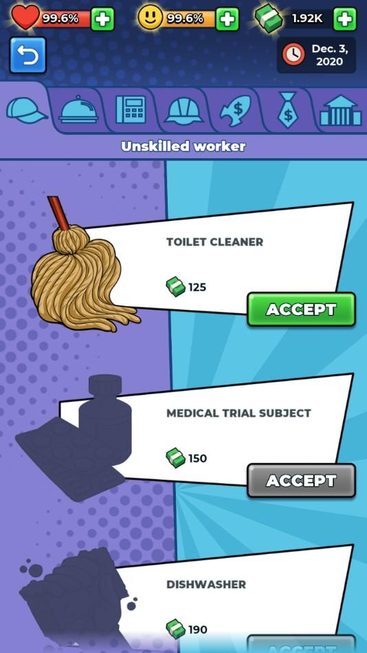 Vida de Mendigo Simulator de Neg cios Magnata(流浪汉人生)解锁完整版 1.8安卓版