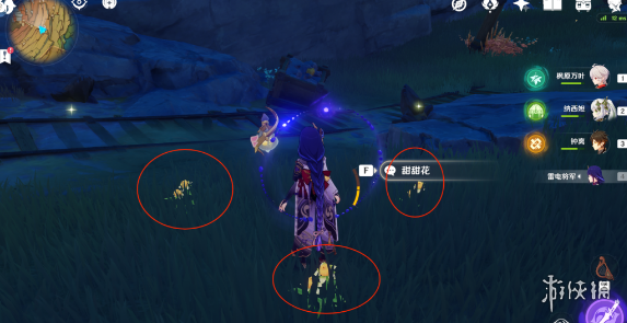 原神4.1霓裳花在哪里采集 4.1胡桃突破材料采集路线_