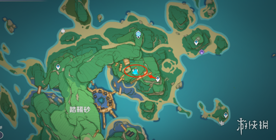 原神4.1霓裳花在哪里采集 4.1胡桃突破材料采集路线_