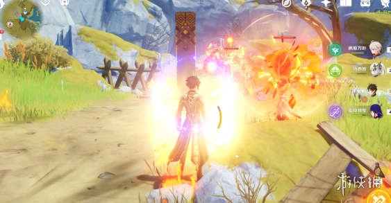 原神4.1霓裳花在哪里采集 4.1胡桃突破材料采集路线_