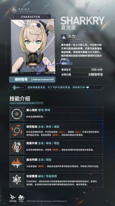 少女前线2追放夏克里怎么样 夏克里强度怎么样_