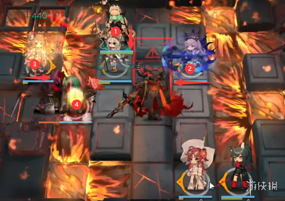 明日方舟纷争演绎A3怎么打 A3最后的炎魔挂机攻略_