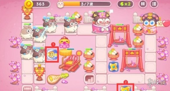 保卫萝卜4秋妃传第1关攻略 保卫萝卜4秋妃传第一关怎么过_