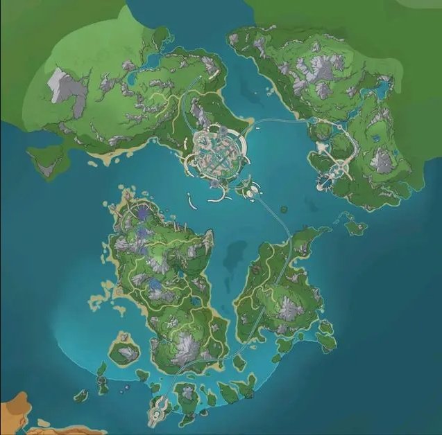 《原神》枫丹地图全貌是什么样 枫丹地图全貌一览