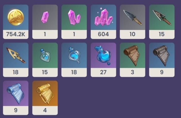 《原神》静谧之曲升级材料 静谧之曲突破材料