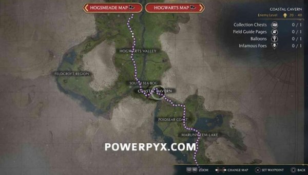 《霍格沃茨之遗》波德希尔海岸在哪 海岸漫步成就解锁方法