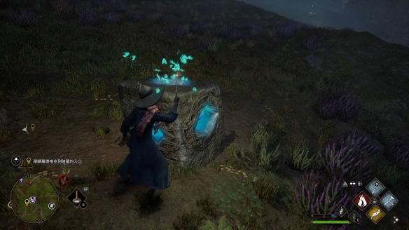 《霍格沃茨之遗》梅林萤火虫柱解谜怎么玩 梅林萤火虫柱解谜玩法攻略