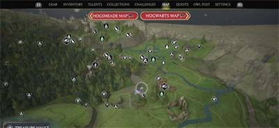 《霍格沃兹之遗》霍格莫德谷地宝藏秘库位置介绍