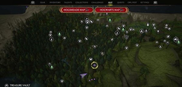 《霍格沃茨之遗》宝藏秘库禁林点在哪 禁林宝藏密库位置介绍