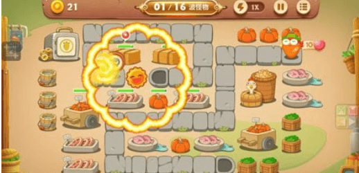 《保卫萝卜3》夜市22关怎么过？