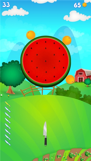 菜刀水果切割 菜刀水果切割