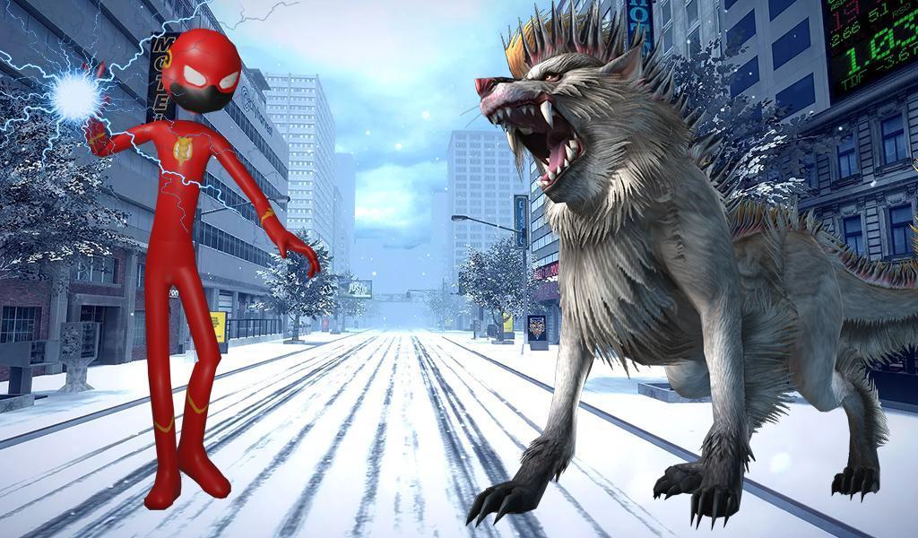 闪电火柴人超级英雄犯罪城市