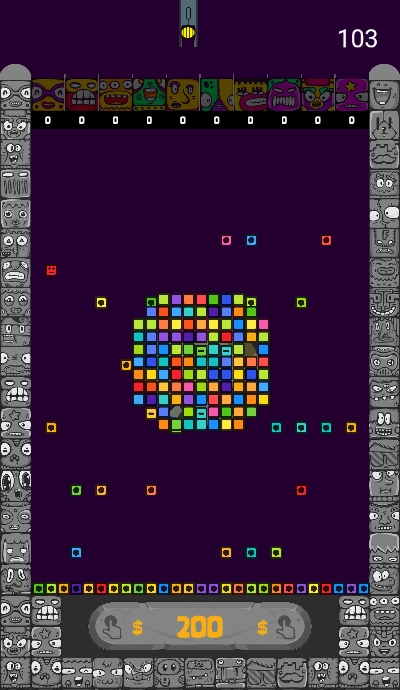 全屏运气打方块游戏