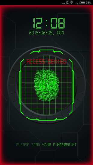 真实指纹解锁软件(finger scanner) 版本:scanner)