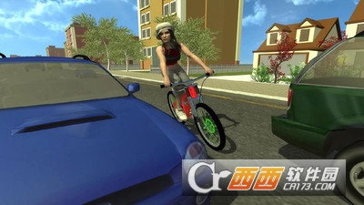 疯狂自行车骑手截图2