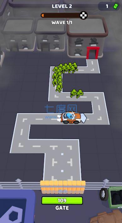 破碎机碾僵尸游戏