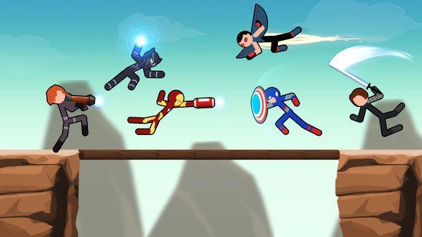 火柴人超级英雄格斗免费金币最新版图片1