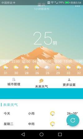一周天气