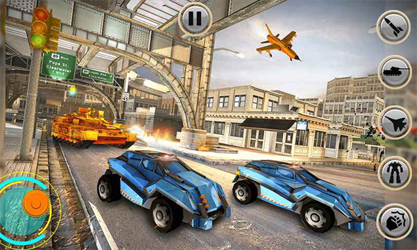 坦克机器人转变战争