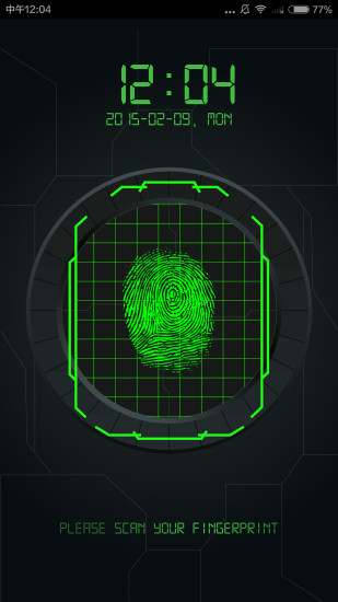 真实指纹解锁软件(finger scanner) 版本:scanner)