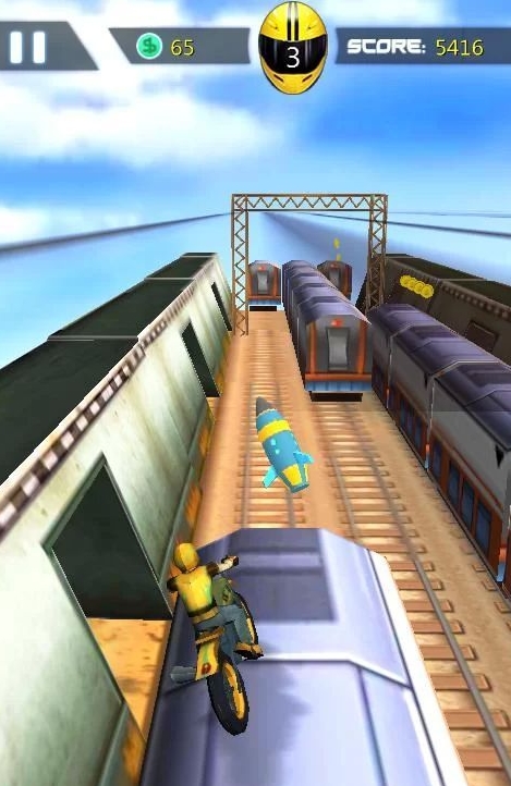 超级摩托急速狂飙截图0