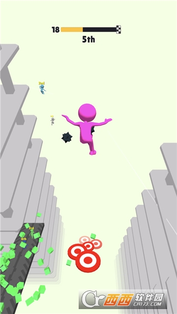 空中速降赛跑3D安卓版 空中速降赛跑3D安卓版