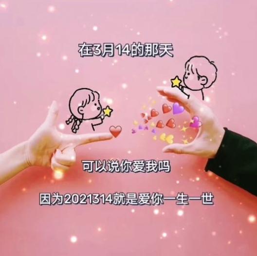 在3月14号那天可以说你爱我吗因为201314就是爱你一生一世图片背景图 v1.0