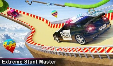 警察坡道汽车特技游戏坡道全完整版  v4.2.3