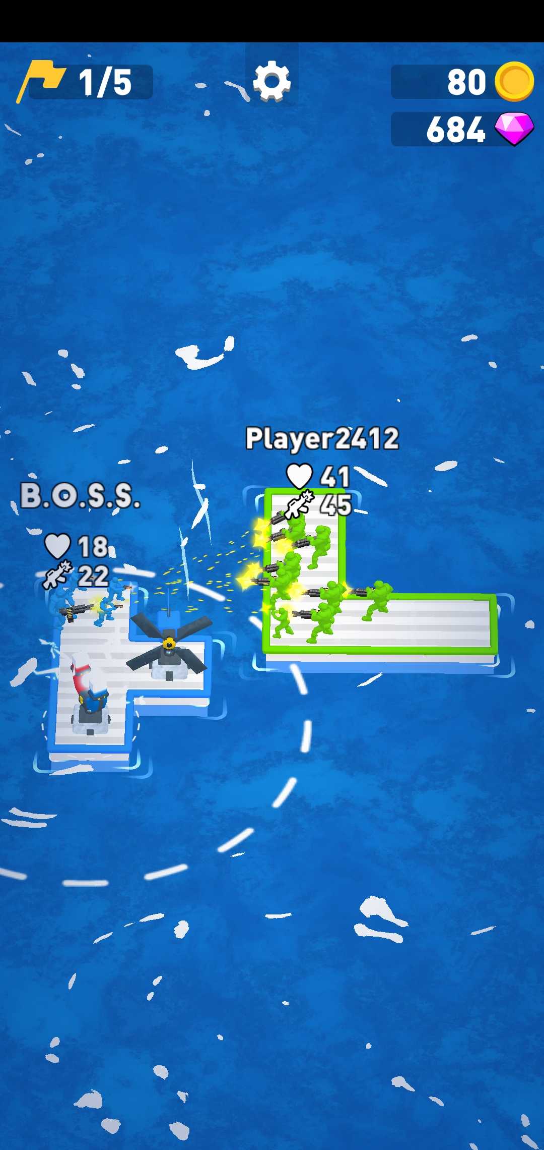 筏战疯狂海战无限金币版 v0.46.01