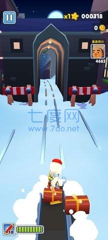 地铁跑酷雪地版全人物全滑板