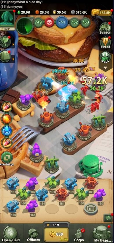 玩具军人防御合并游戏安卓版(Toy Army Men Defense)图片1