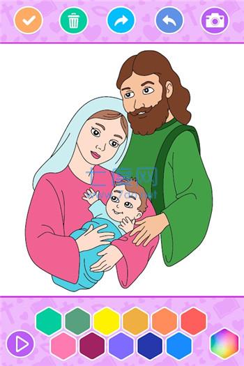 圣经耶稣着色游戏Bible Coloring v1.0.1