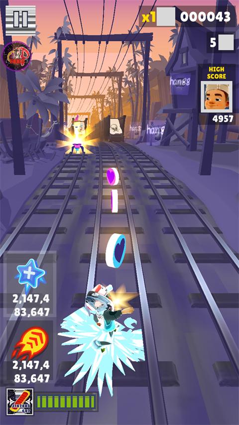 地铁跑酷ww角色滑板全定制版 281.16M