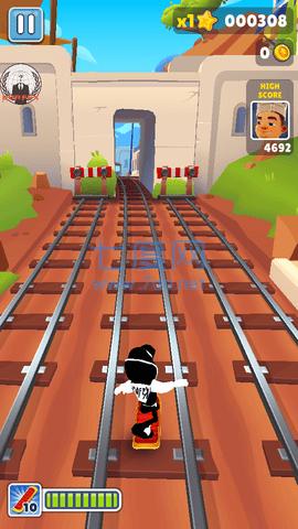 地铁跑酷难言黑白