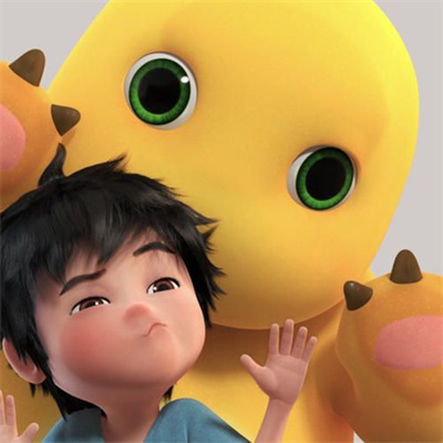 奶龙和小七动态表情包截图1