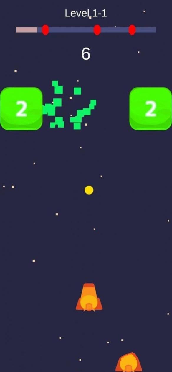 太空数字砖块射击 v0.2