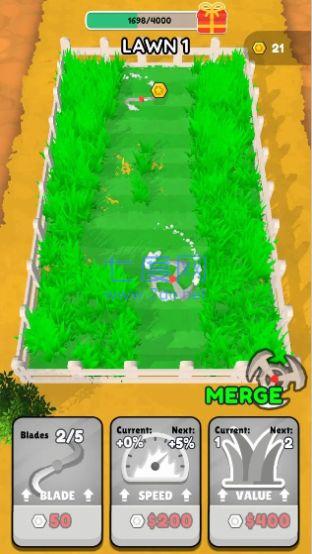 合并割草机游戏