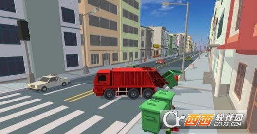 Blocky Garbage Truck Sim Pro(像素垃圾车模拟) v1.3 手机版