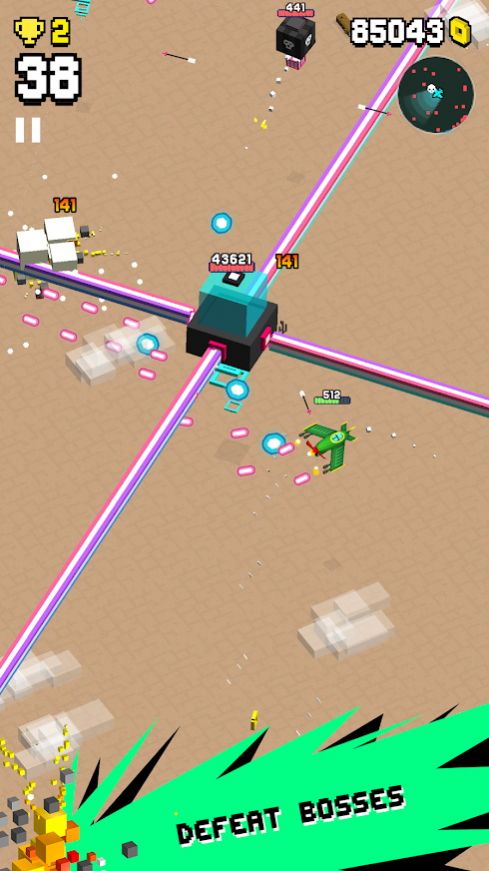 飞机割草游戏安卓版（Wingy Shooters）  v3.1.2